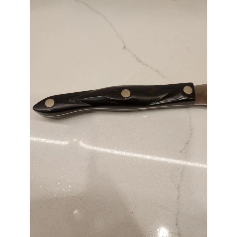 Cutco Serrated Spatula Spreader Knife Classic Brown Swirl Handle 1768